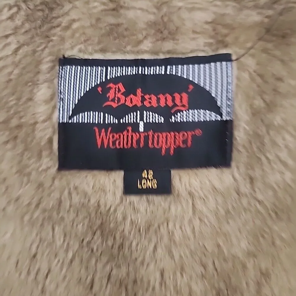 Coat Botany Weathertopper Men’s Trench 42 REG Zip-out Warm Liner Double Breasted